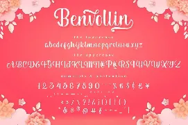 Benvollin - Cursive Handwritten Font