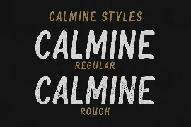 Calmine font