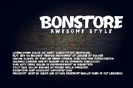 Bonstore - Display Font