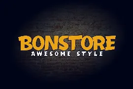 Bonstore - Display Font