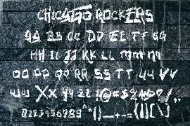 Chicago Rockers font