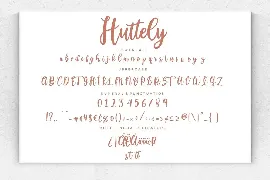 Huttely Calligraphy Business Font