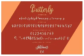 Butterly Calligraphy Business Font