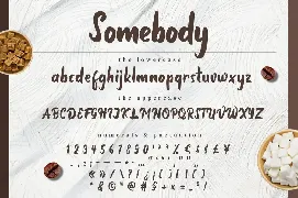 Somebody - Bold Script Font