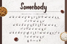 Somebody - Bold Script Font