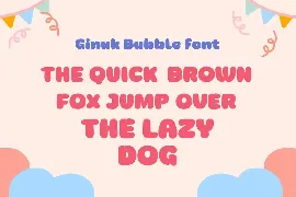 Ginuk font