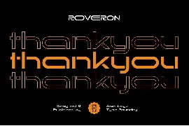 Roveron font