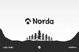 Norda font