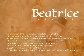 Beatrice Celine - Serif Font