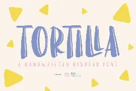 Tortilla | A Handwritten Display Font