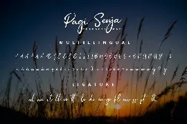 Pagi Senja - Calligraphy Font