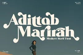 Adittab Marirah Modern Serif Font