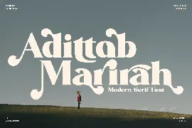 Adittab Marirah Modern Serif Font