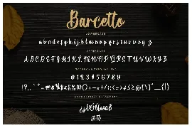 Barcetto Brush Business Font