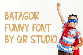 BATAGOR - CUTE FONT