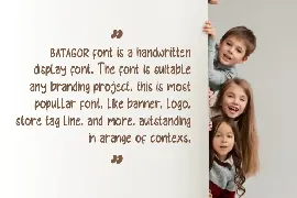 BATAGOR - CUTE FONT