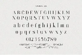 forgue serif font