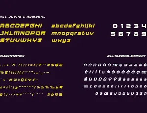 Aougtron | Athletic Font