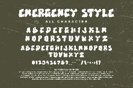 EmergencyStyle - Graffiti Display Font