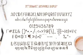 Bittersweet font