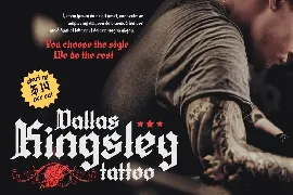 QIUBA â€“ Tatto Blackletter font