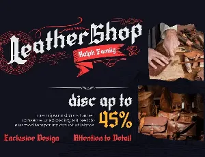 QIUBA â€“ Tatto Blackletter font