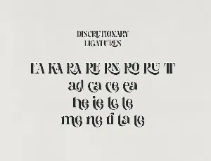 Losta Frida - Decorative Serif family font