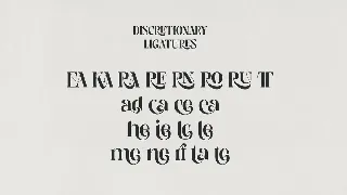 Losta Frida - Decorative Serif family font