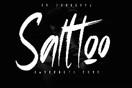 Salttoo Handbrush Font