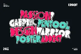 Kroist â€“ Experimental Pop Fonts