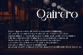 Qairero - Serif Font