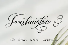 Shington Script font