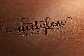 Acetylene font