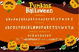 Pumkins Halloween Advertisement Font