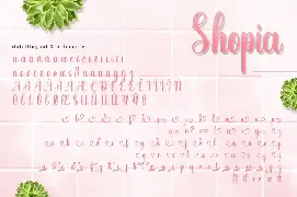 Shopia - Stylish Calligraphy Font