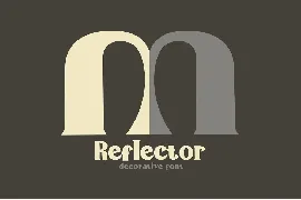 Reflector font