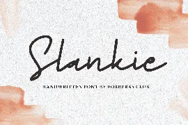 Slankie font