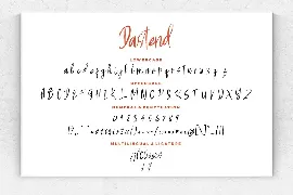 Dastend Signature Advertisement Font