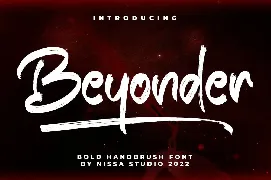 Beyonder - Handbrush Font