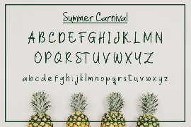 Summer Carnival - Handwritten Font