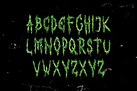 Horror Script Brush font