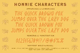 Honnie font