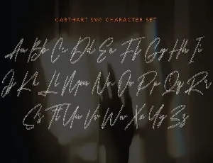 Carthart SVG Brush Font