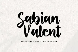 Sabian Valent font