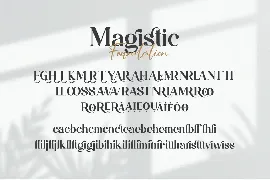 Magistic - Serif Ligature Typeface font