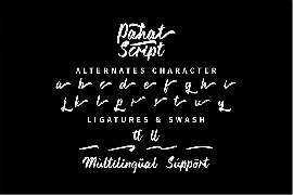 Pahat Script font