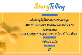 Story Telling Fun Advertisement Font