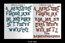 Billow twril font