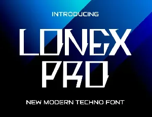 Lonex pro font