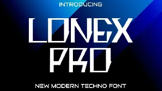 Lonex pro font